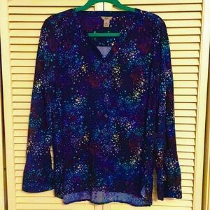 Popover Heart Blouse 💕💙♥️